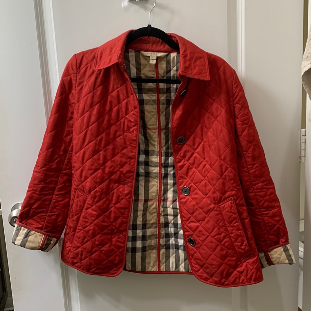 Burberry Brit quilted coat. Size XS.